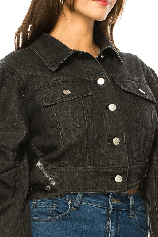 Women's Washed Denim Jacket