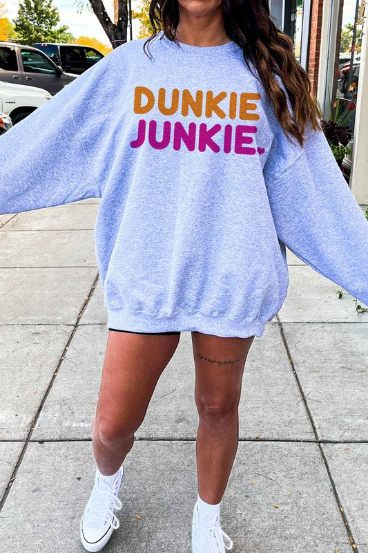 TODDLER SIZE DUNKIE JUNKIE GRAPHIC SWEATSHIRT