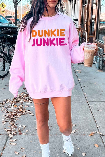 TODDLER SIZE DUNKIE JUNKIE GRAPHIC SWEATSHIRT