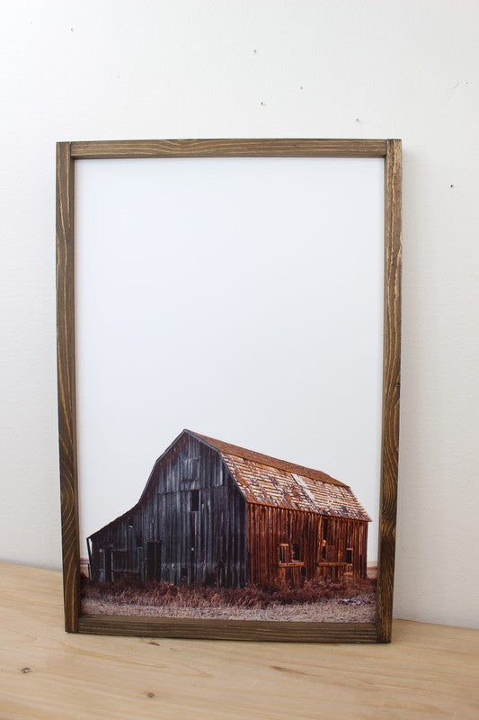 Barn Portrait Sign