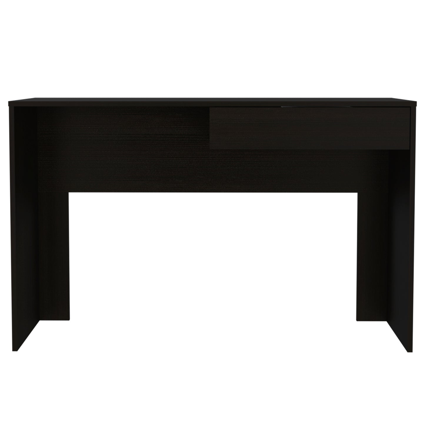 Meridian 1-Drawer Computer Desk Black Wengue