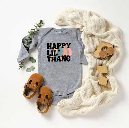 Happy Lil' Thang Long Sleeve Onesie