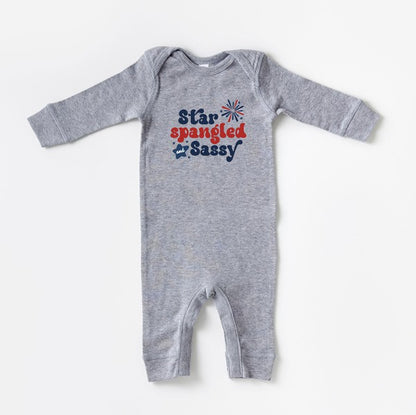 Star Spangled Firework Baby Romper