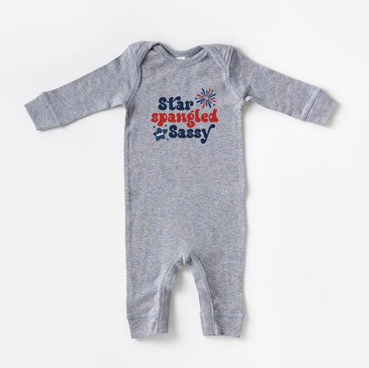 Star Spangled Firework Baby Romper