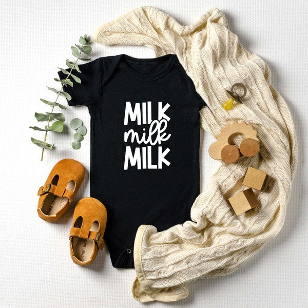 Milk Milk Milk Baby Onesie