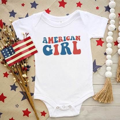 American Girl Stars Baby Onesie