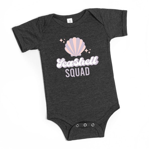 Seashell Squad Baby Onesie