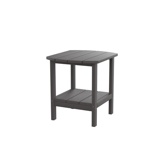 HDPE side table,adirondack table,porch table, patio table for outdoor and pool Gray