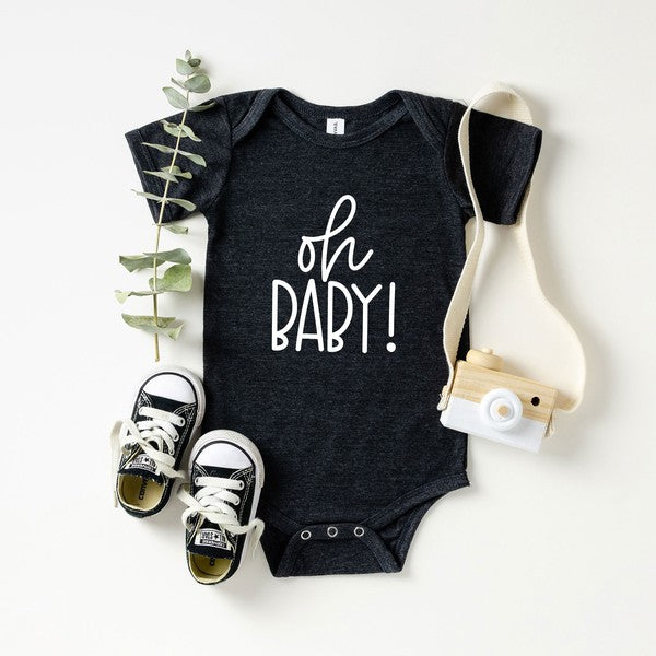 Oh Baby Script Baby Onesie