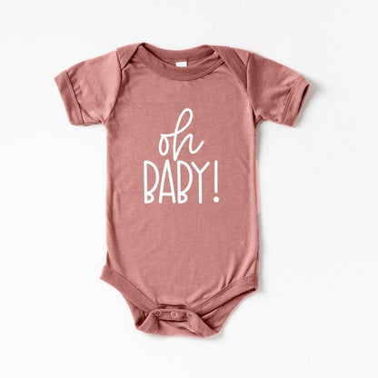 Oh Baby Script Baby Onesie