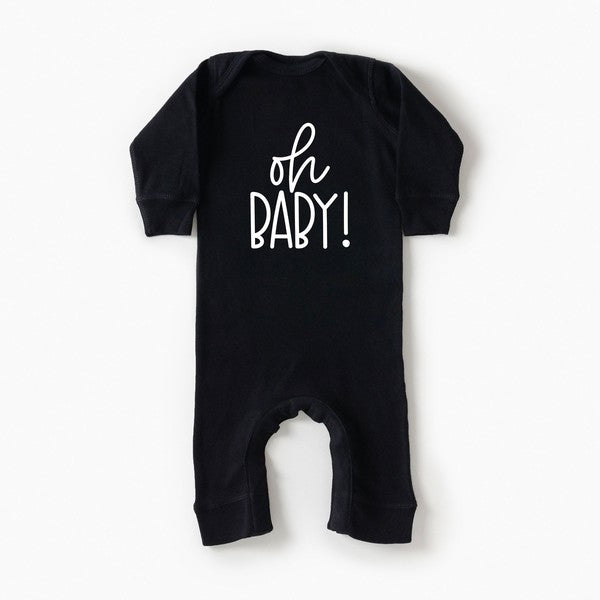 Oh Baby Script Baby Romper