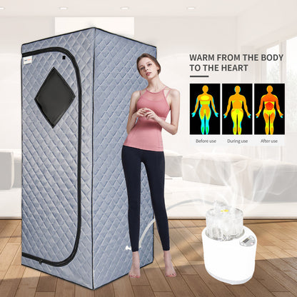 Sojourner Portable Sauna for Home - Steam Sauna Tent, Personal Sauna - Sauna Heater, Tent, Chair, Remote Included for Home Sauna - Enjoy Your Own Personal Spa