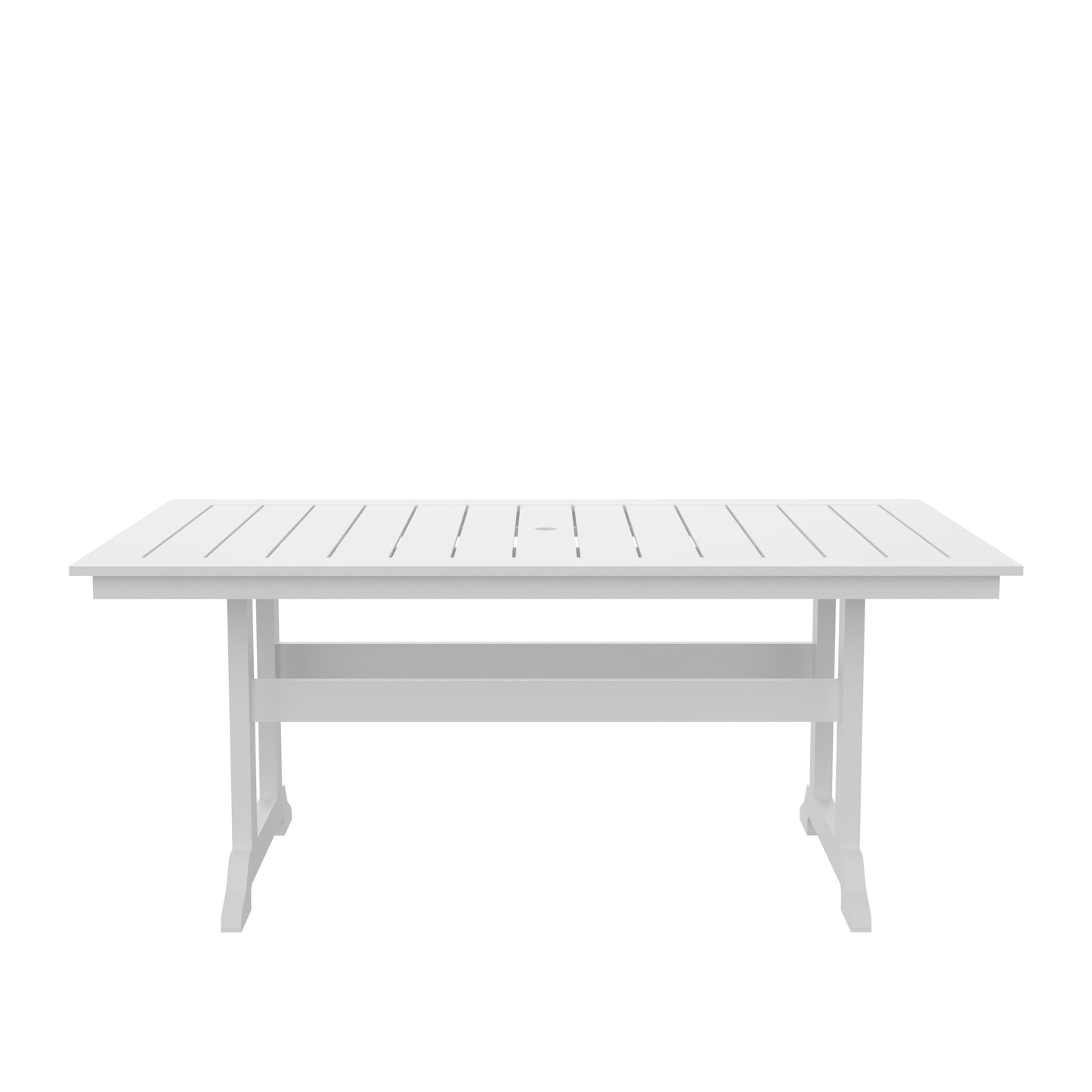 HDPE Dining Table, White