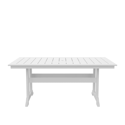 HDPE Dining Table, White