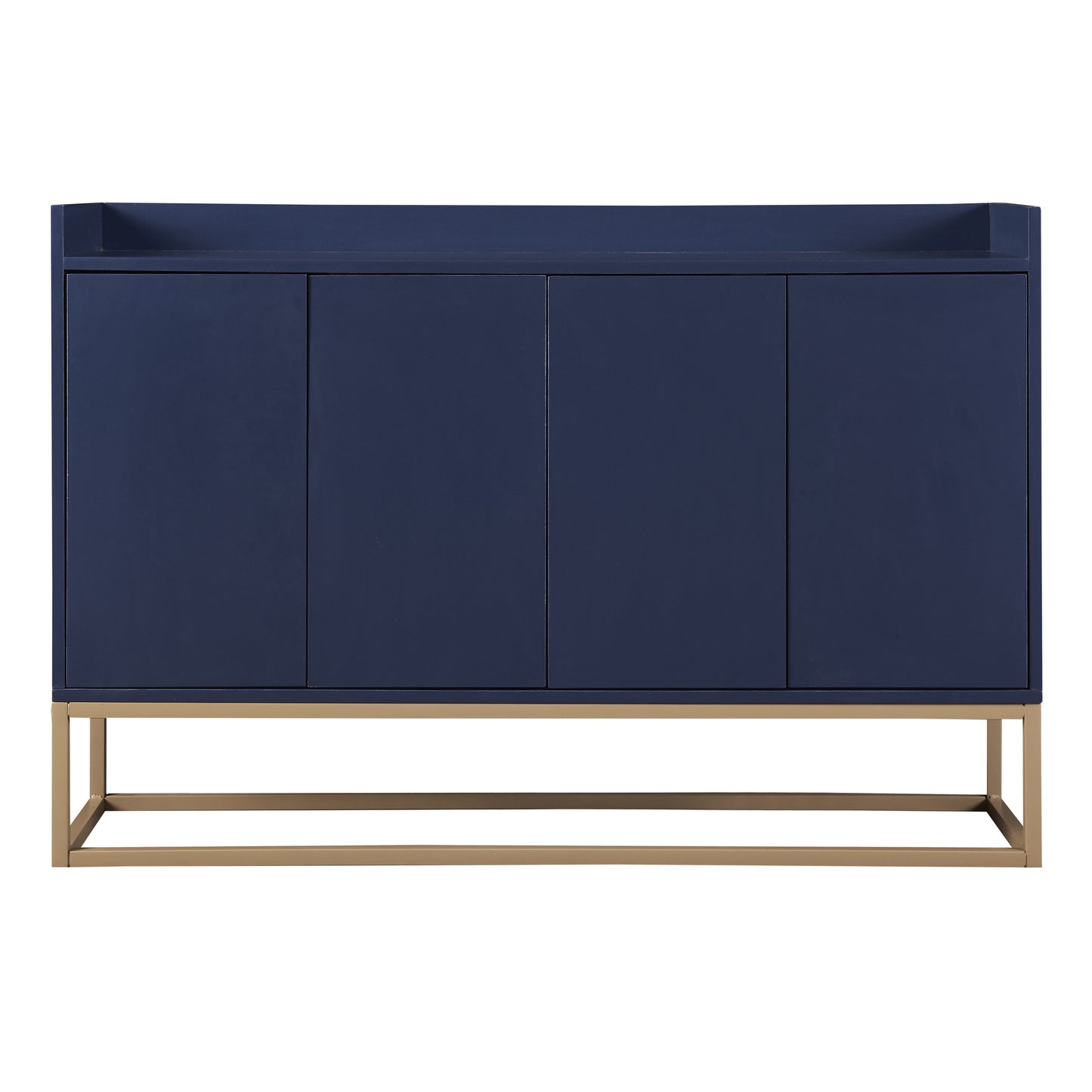 TREXM Modern Sideboard Elegant Buffet Cabinet with Large Storage Space for Dining Room, Entryway (Navy)