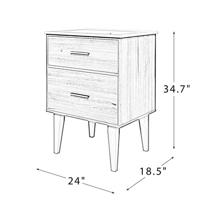 Argolis 24" Single Bathroom Vanity Set