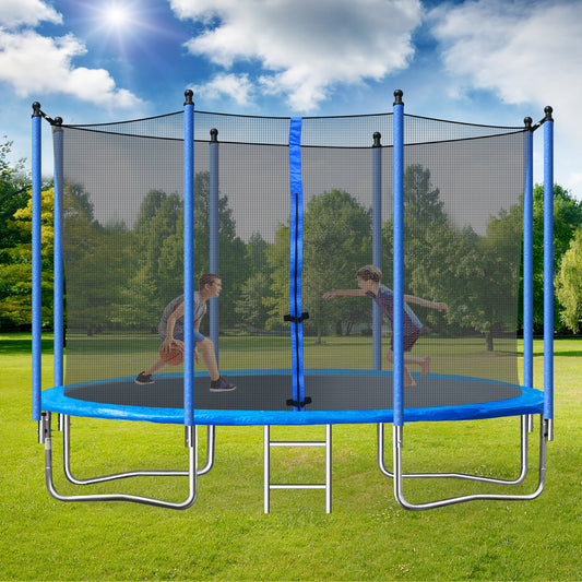 10FT TRAMPOLINE (STEEL TUBE,LADDER)