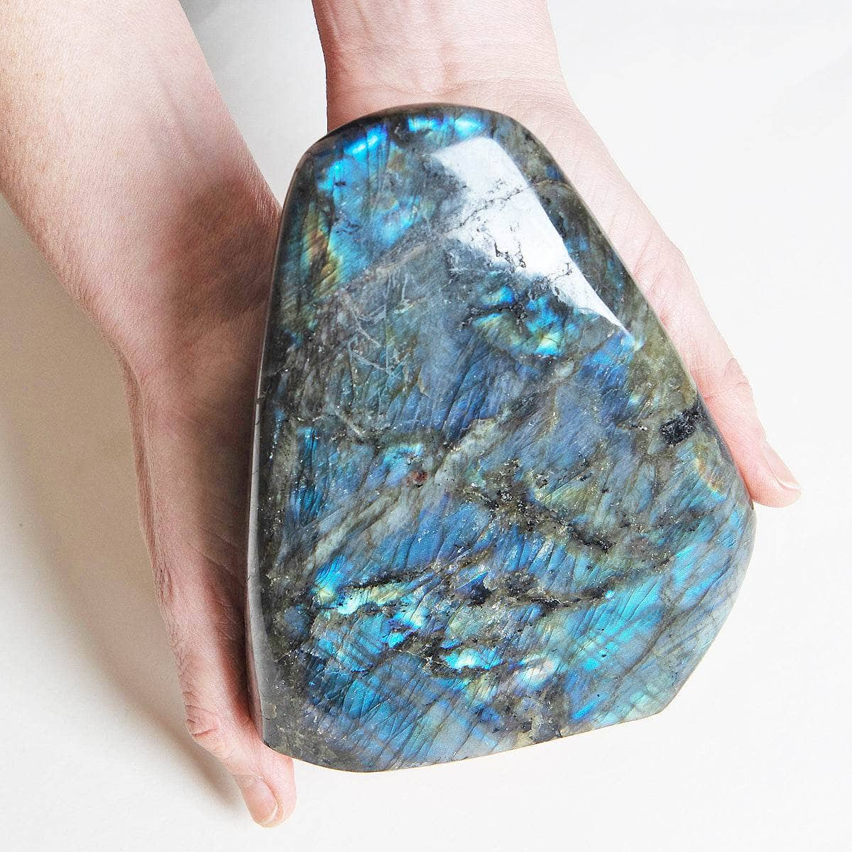 Labradorite Blue Flame Freeform Crystals by Tiny Rituals