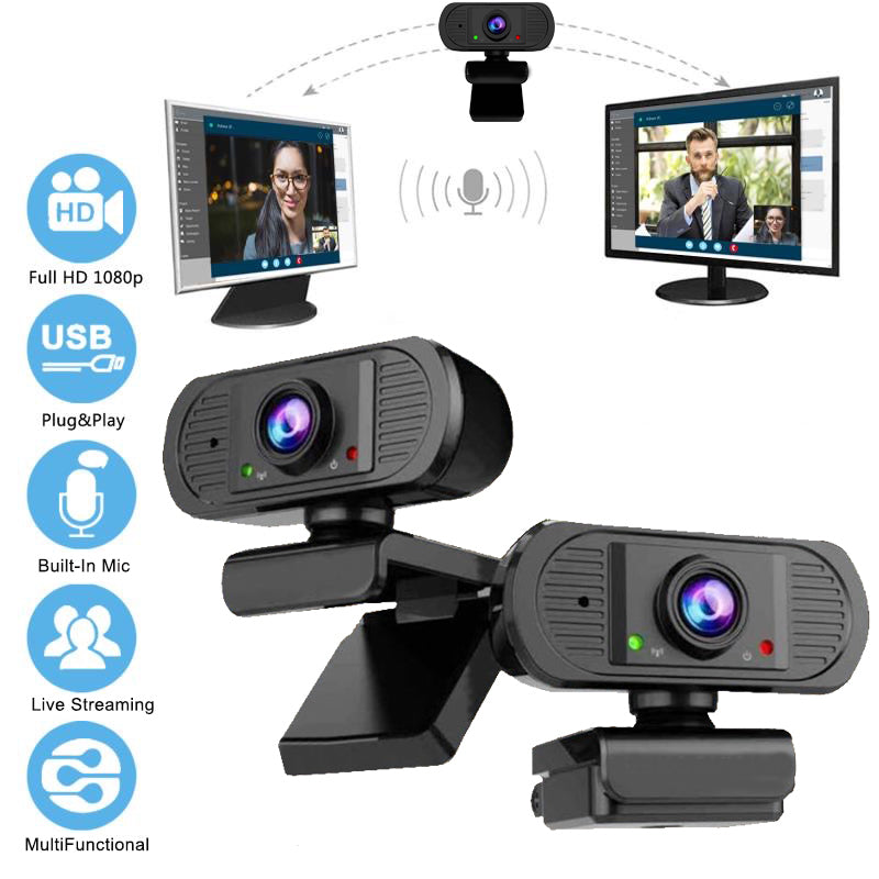 ZOOMEX 1080P HD Portable Camera And Mic For Video Chat by VistaShops