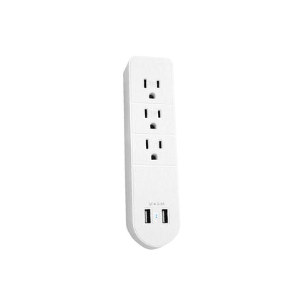 Versatile Multi Outlet AC Plus Fast USB Charger With Surge Protection by VistaShops