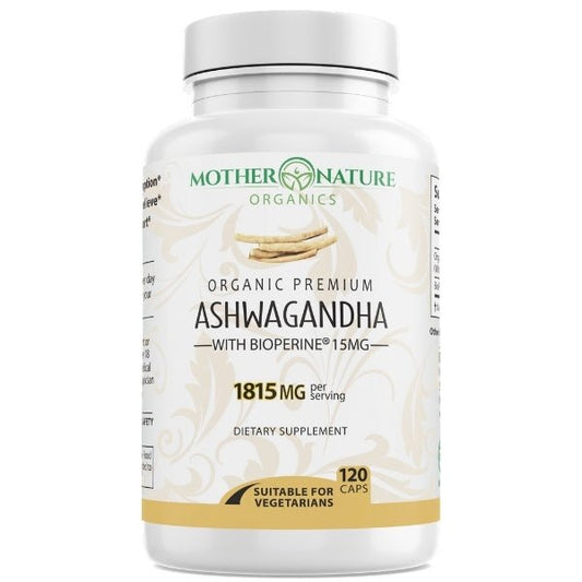 Ashwagandha Capsules by Mother Nature Organics