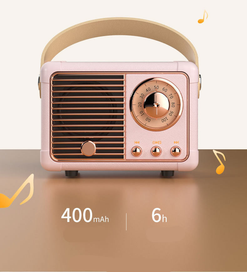 Retro Look FM Radio And Bluetooth Speaker by VistaShops