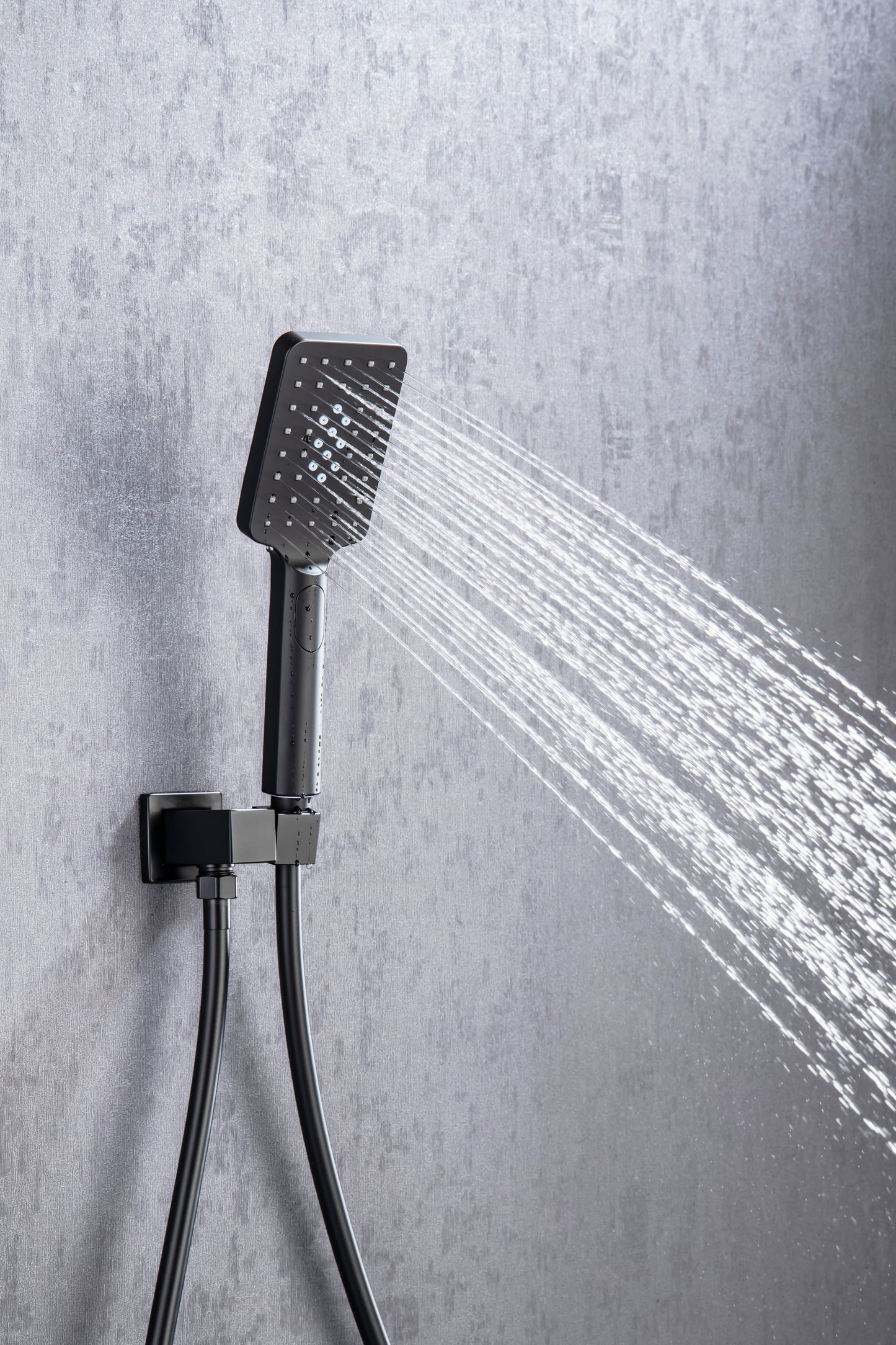 Shower Faucet Set Shower System with 12 Inch Rain Shower Head and Handheld, Bathroom Shower Combo Set Wall Mounted System Rough-in Valve Body and Trim Included.