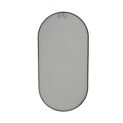 18 x 35 Inch Bathroom Mirror Black Aluminum Frame