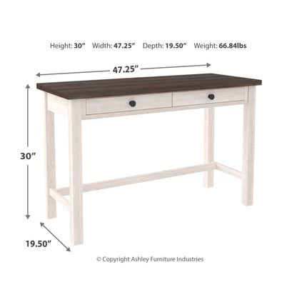 Ashley Dorrinson 47" Two-Tone Casual Home Office Desk H287-14