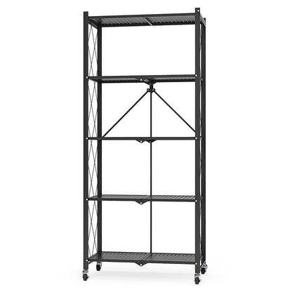 5-Shelf Foldable Storage Shelves for home