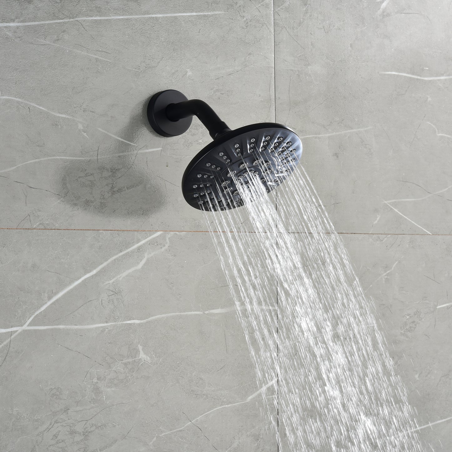 Pressure-Balanced Complete Shower System with Rough-in Valve