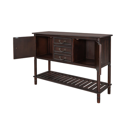 Pactolus 45"Console Table with Drawers and with Shelves