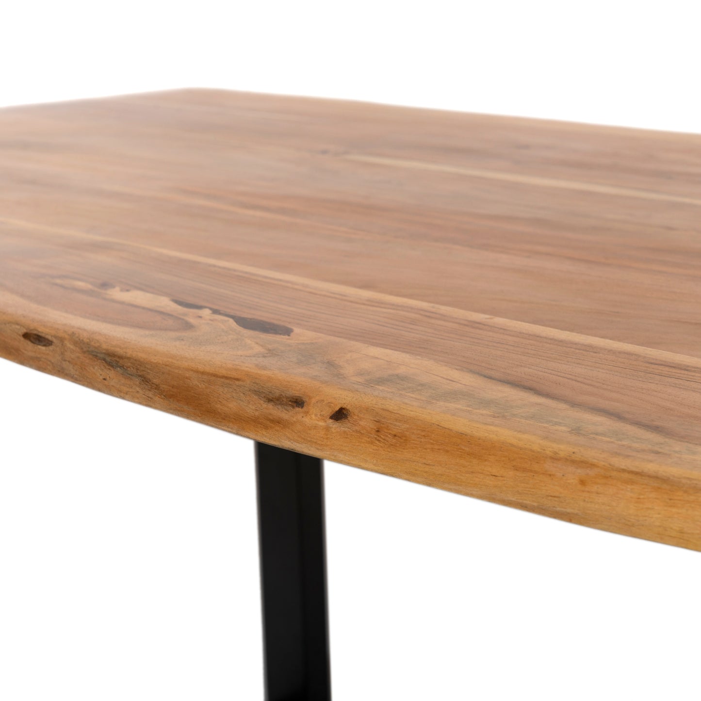 Live edge Solid Wood Dining Table