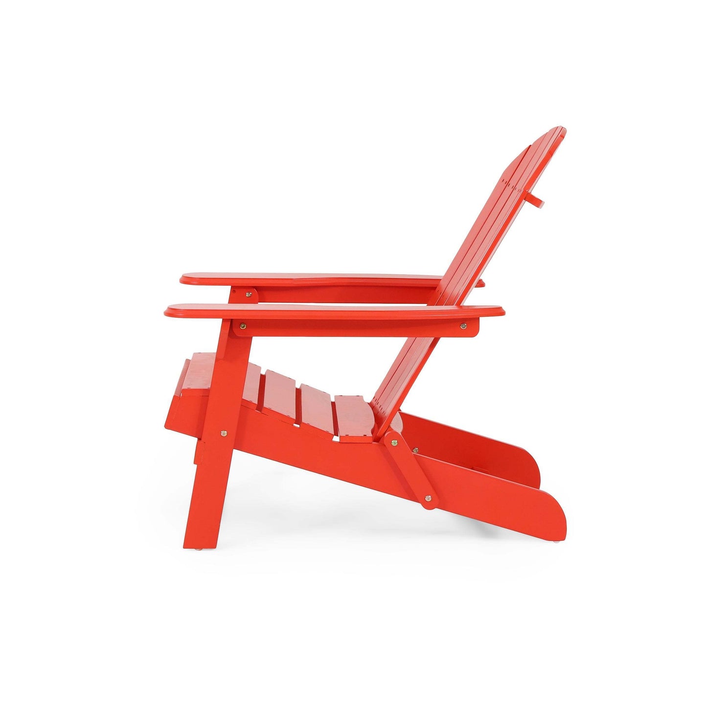 Cartagena Outdoor Acacia Wood Adirondack RED  Chair