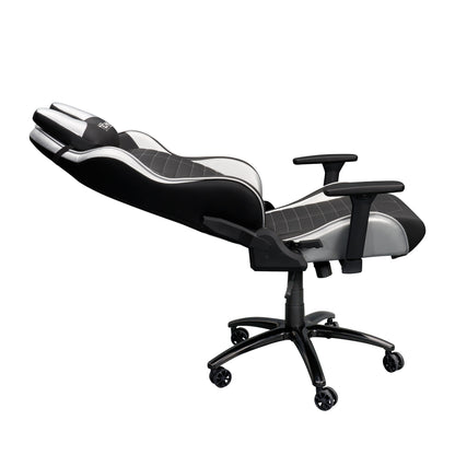 Techni Sport Ergonomic Racing Style Gaming  Chair - Silver