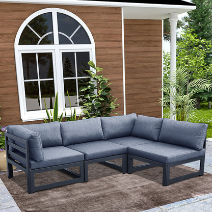 Outdoor sofa 4 pieces