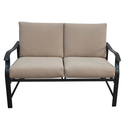 LOVESEAT AND  TABLE Schwarz B