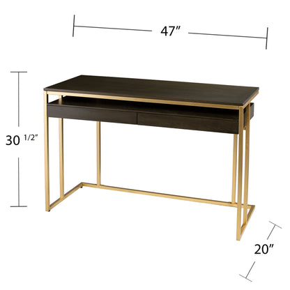 Kinlord Writing Desk w/ Storage