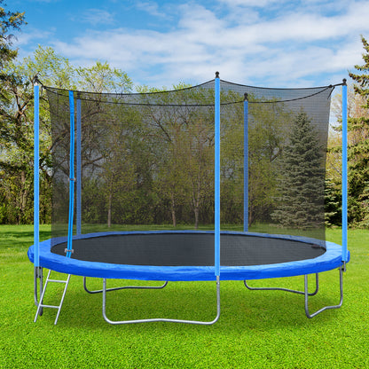 12FT TRAMPOLINE (STEEL TUBE,LADDER)