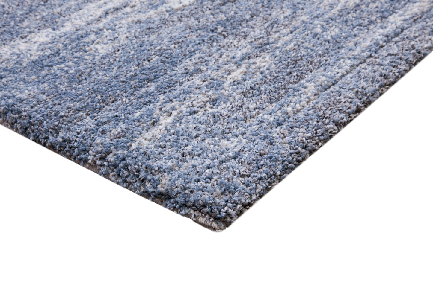 Ivory/ Blue/ Gray Ombre Area Rug 8x10