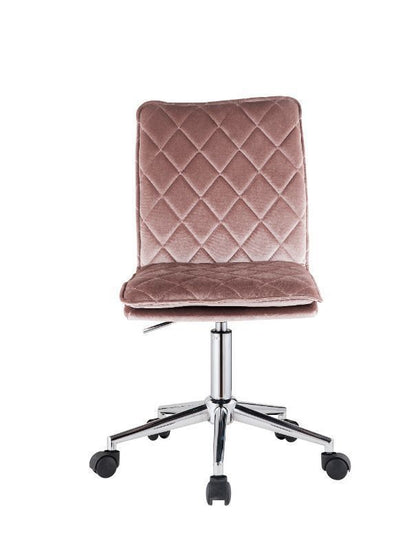 ACME Aestris Office Chair, Pink Velvet 93072