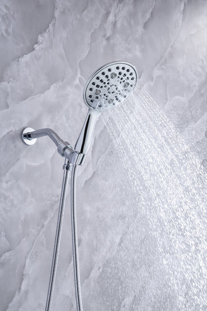 6 In. Detachable Handheld Shower Head Shower Faucet Shower System