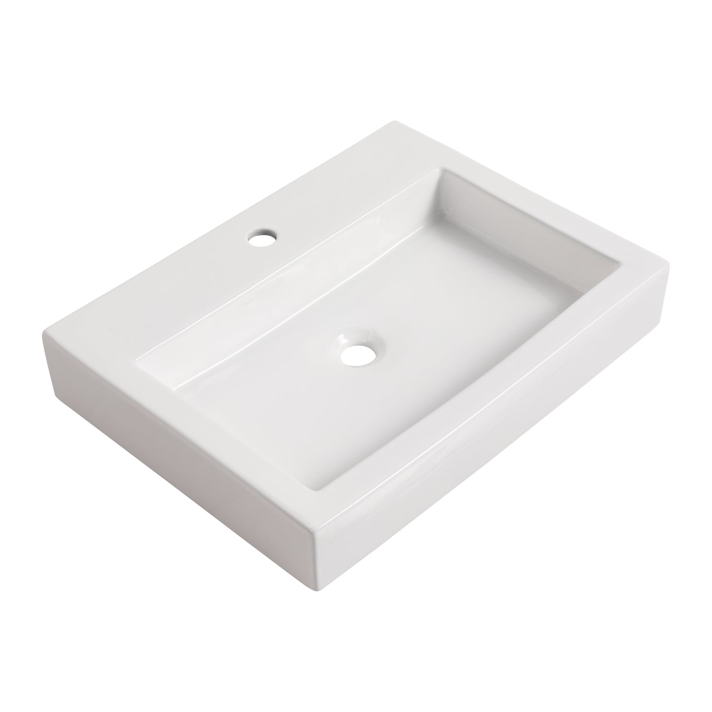 24 Inch Bathroom Vanity With Ceramic Basin  （KD-Packing）