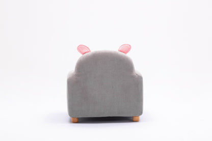 Beautiful Kids Chair 1pc Rabbit Grey