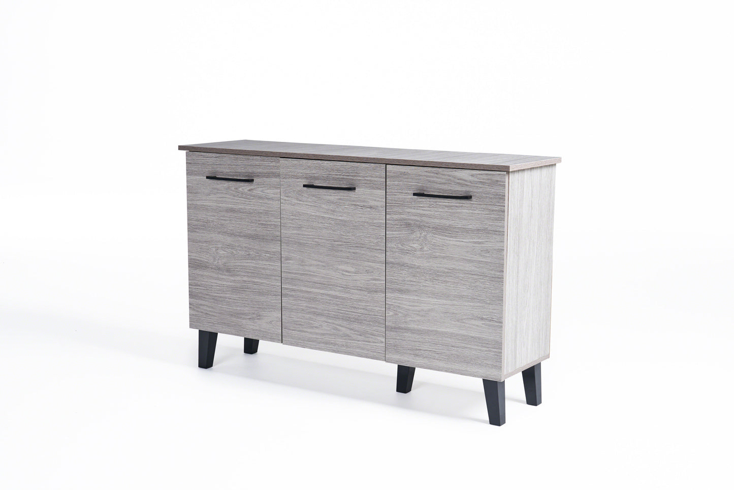 Emilia mid-century modern finished fiberboard multipurpose sideboard