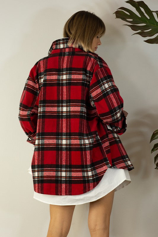 THICK PLAID JACKET