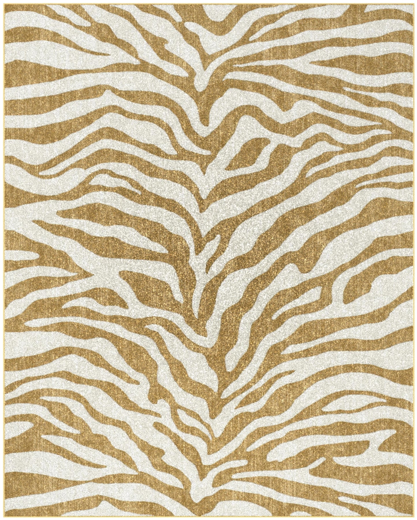 Tabora Beige and Gold Viscose Area Rug 8x10