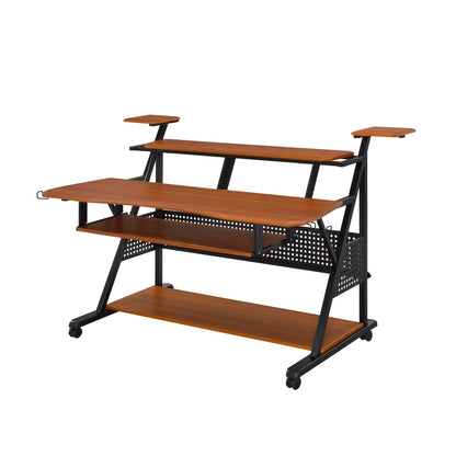 ACME Willow Music Desk, Cherry & Black Finish OF00990