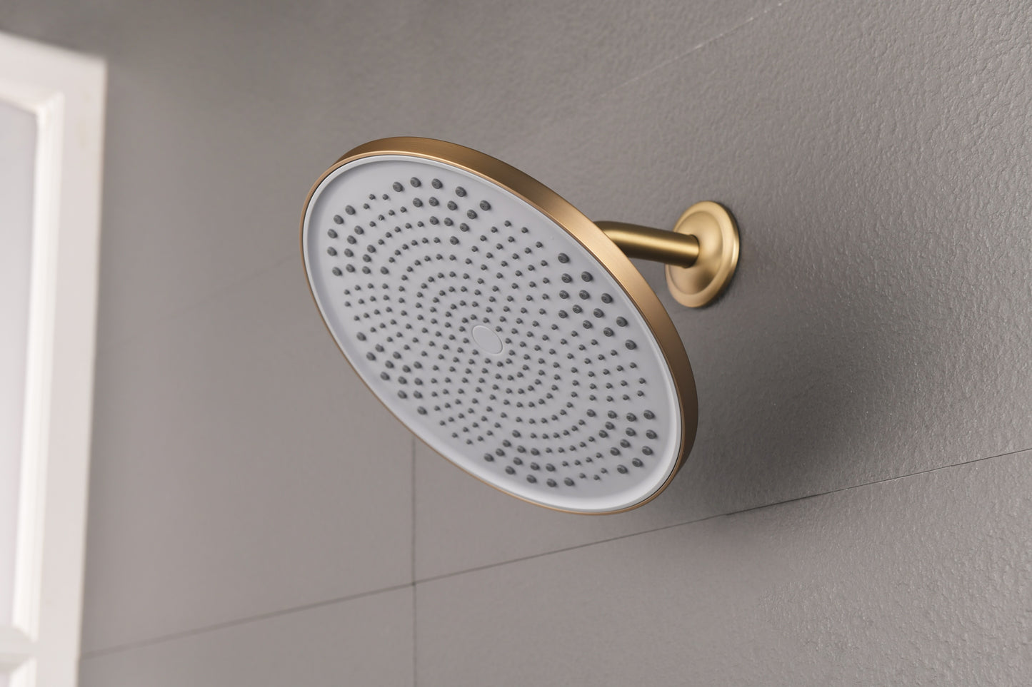 Shower Head - High Pressure Rain - Luxury Modern Look - No Hassle Tool-less 1-Min