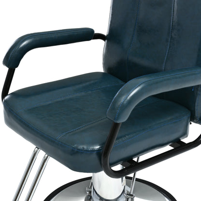 Deluxe Reclining Barber Chair with Heavy-Duty Pump for Beauty Salon Tatoo Spa Equipment